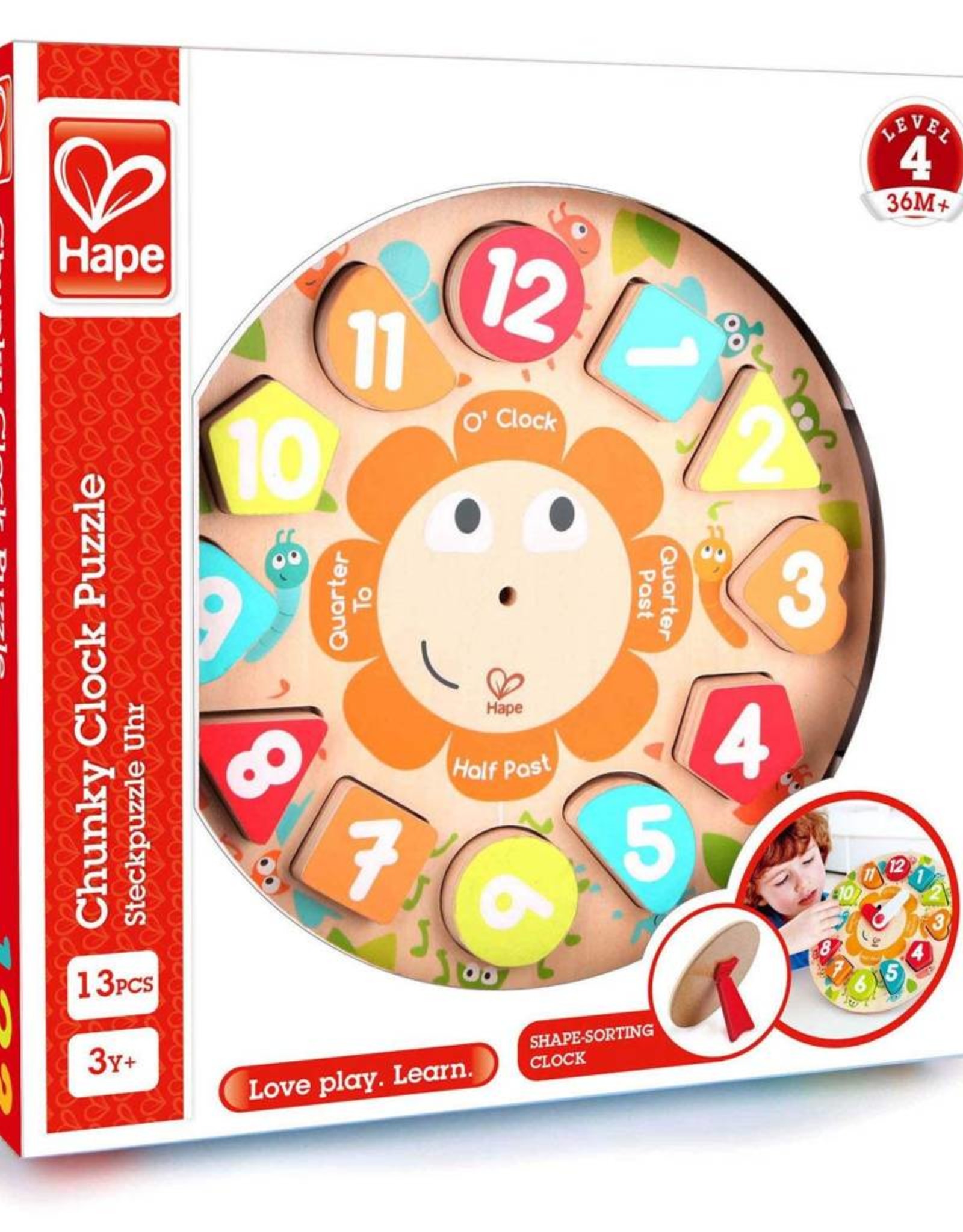 Hape Chunky Clock Puzzle