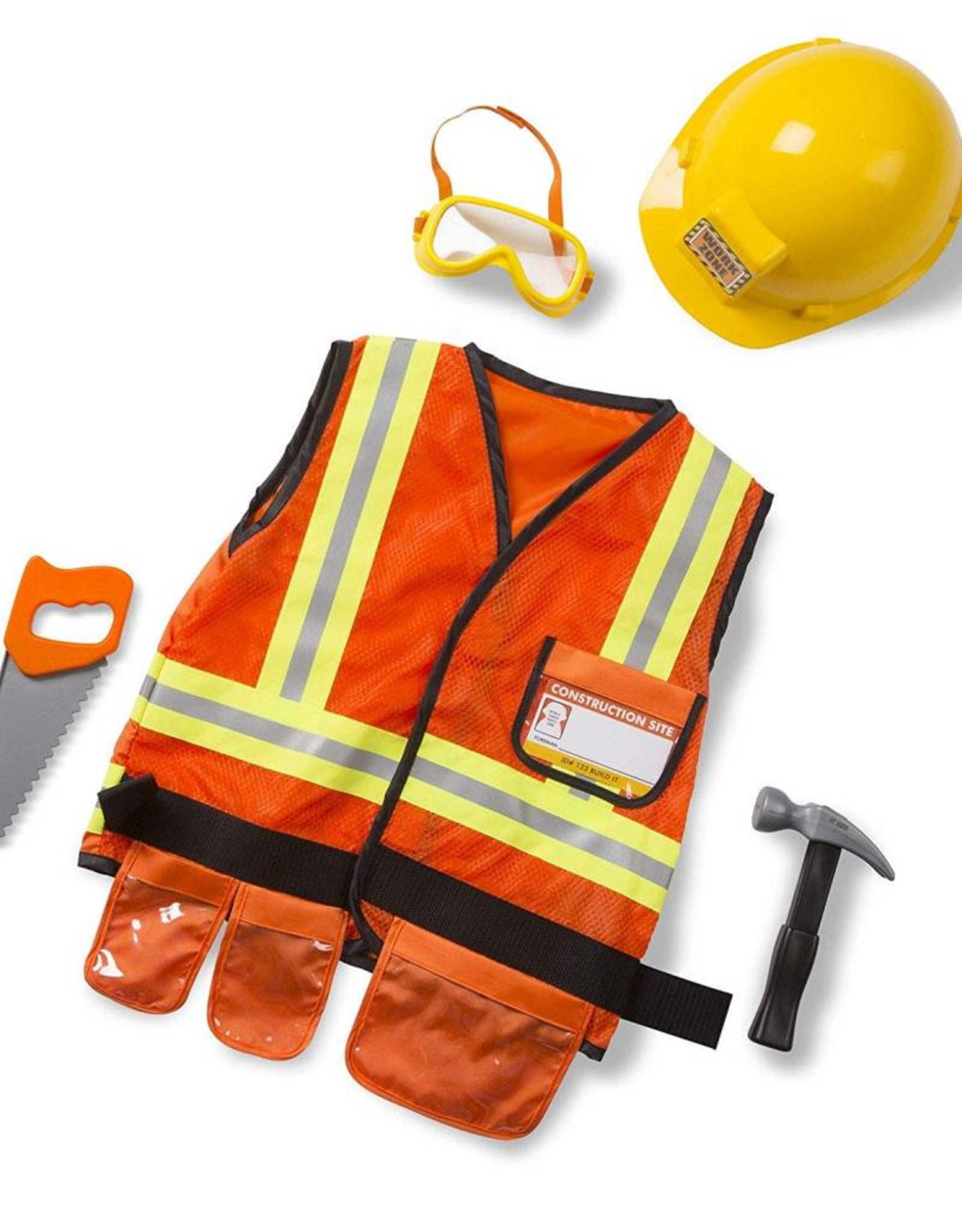 Melissa & Doug Construction Worker Role Play Costume Set