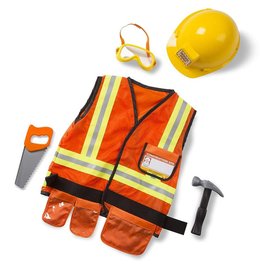 Melissa & Doug Construction Worker Role Play Costume Set