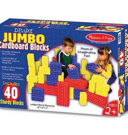 Melissa & Doug Deluxe Jumbo Cardboard Blocks