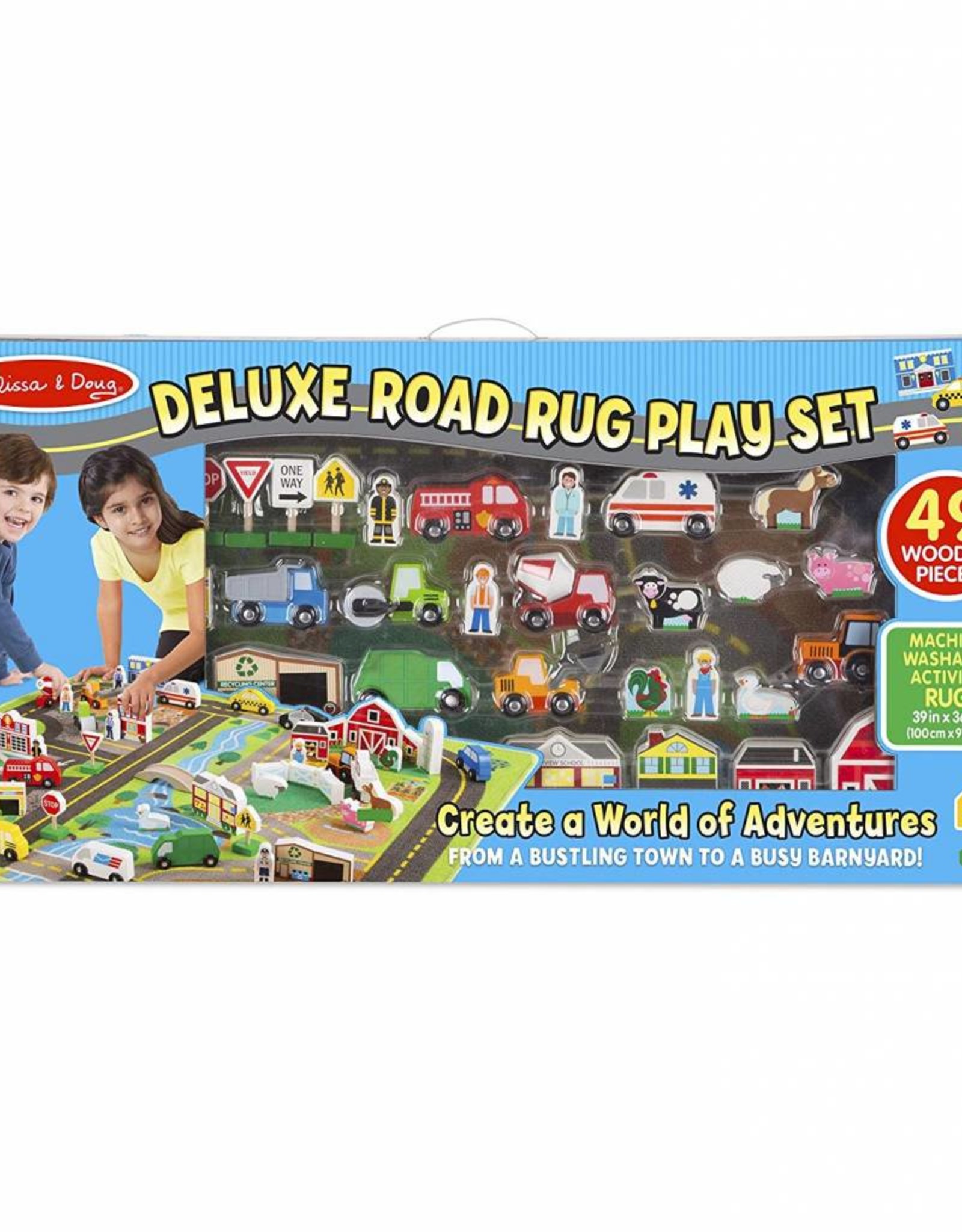 Melissa & Doug Deluxe Road Rug Play Set