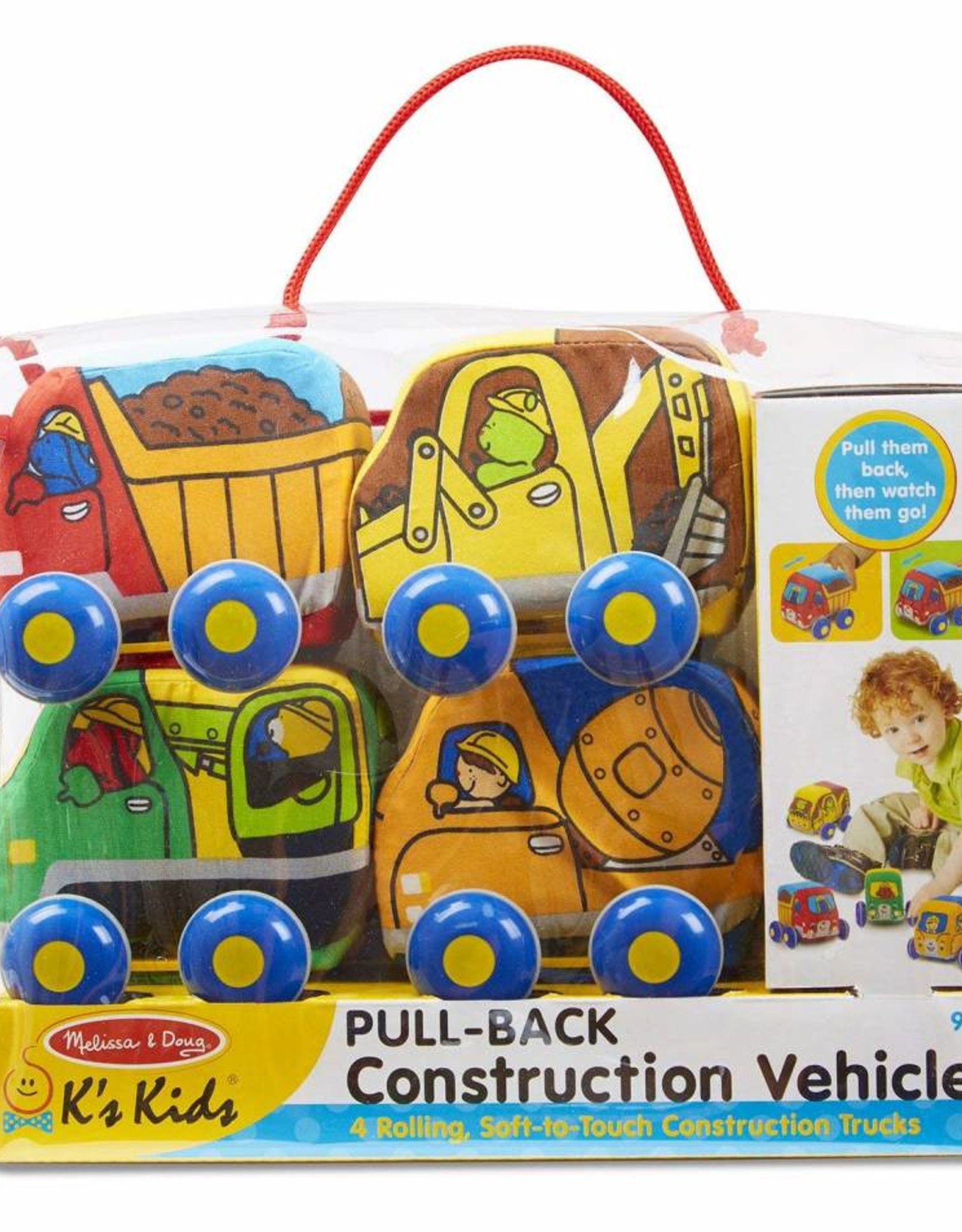 Melissa & Doug Pull-Back Construction Vehicles