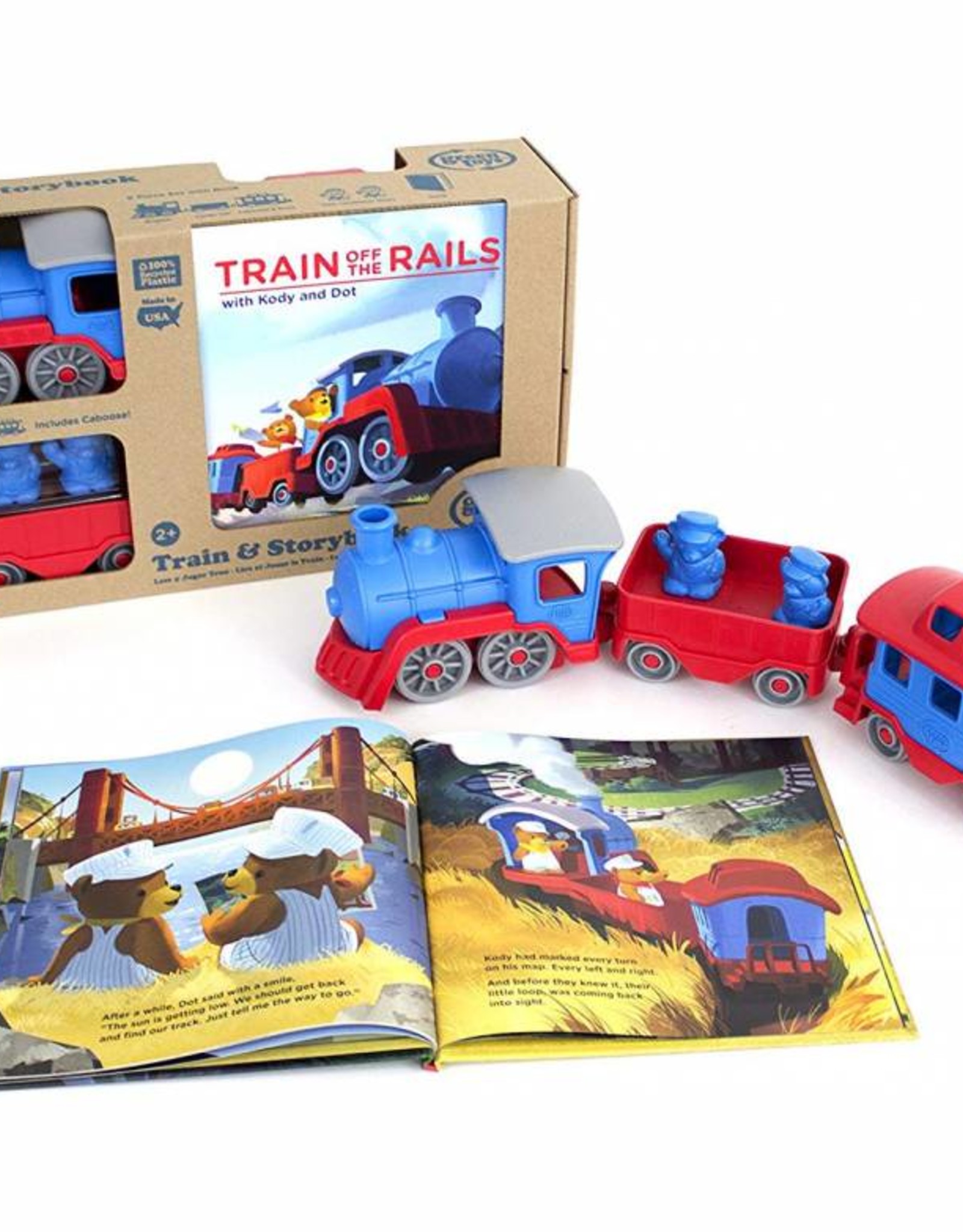 Green Toys Green Toys Train and Book Set