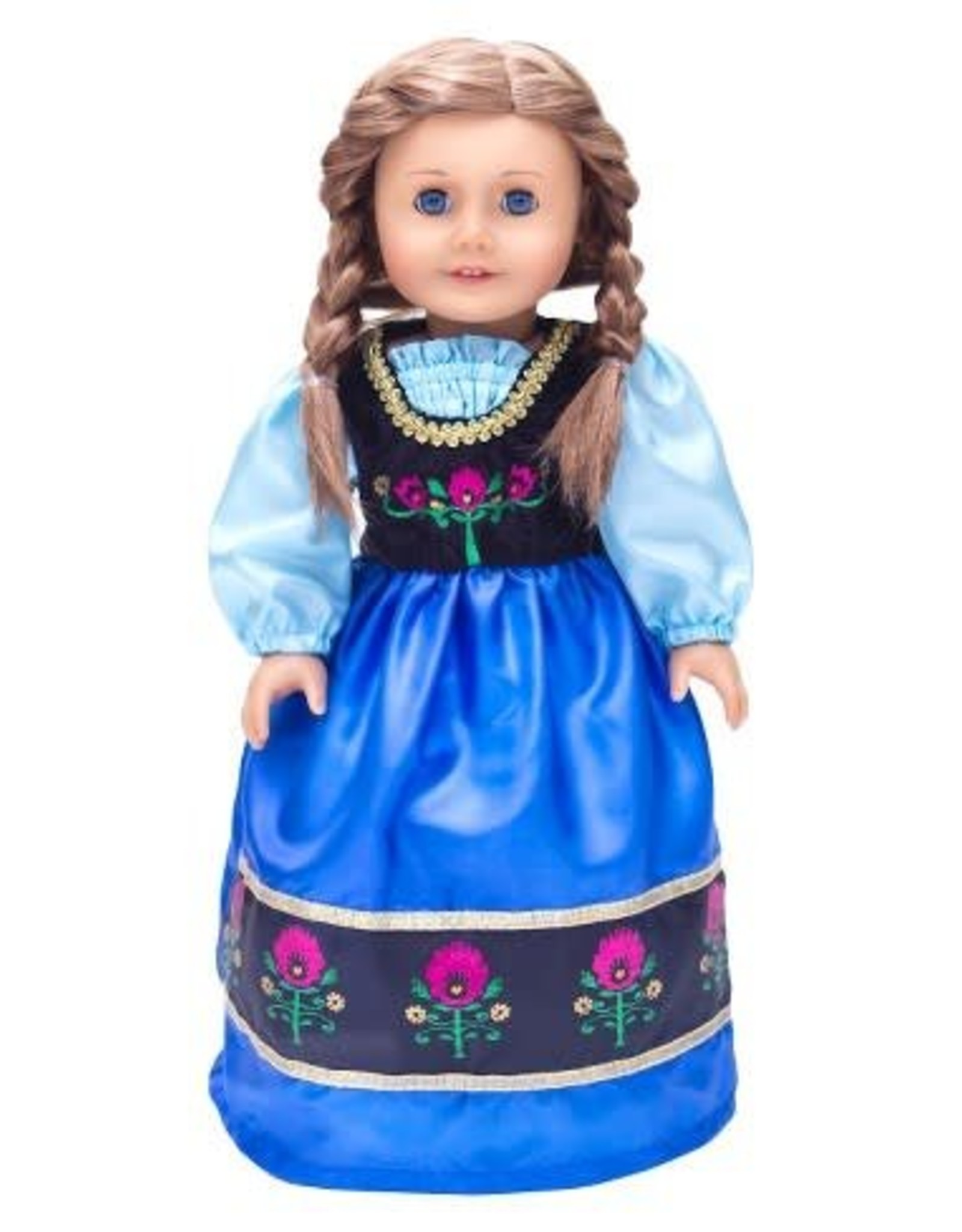 Little Adventures Doll Dress Alpine Princess