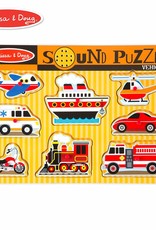 Melissa & Doug Vehicles Sound Puzzle