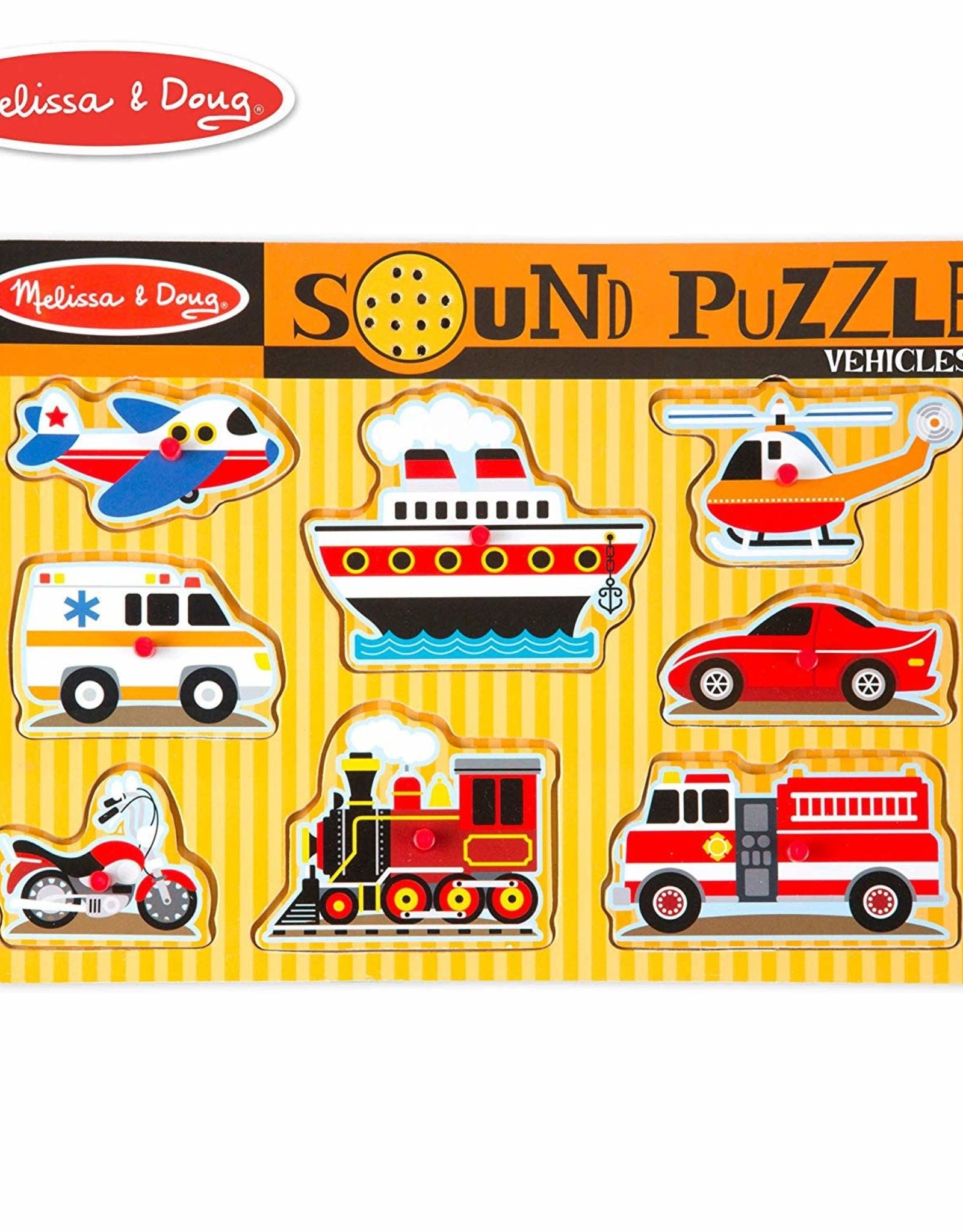 Melissa & Doug Vehicles Sound Puzzle