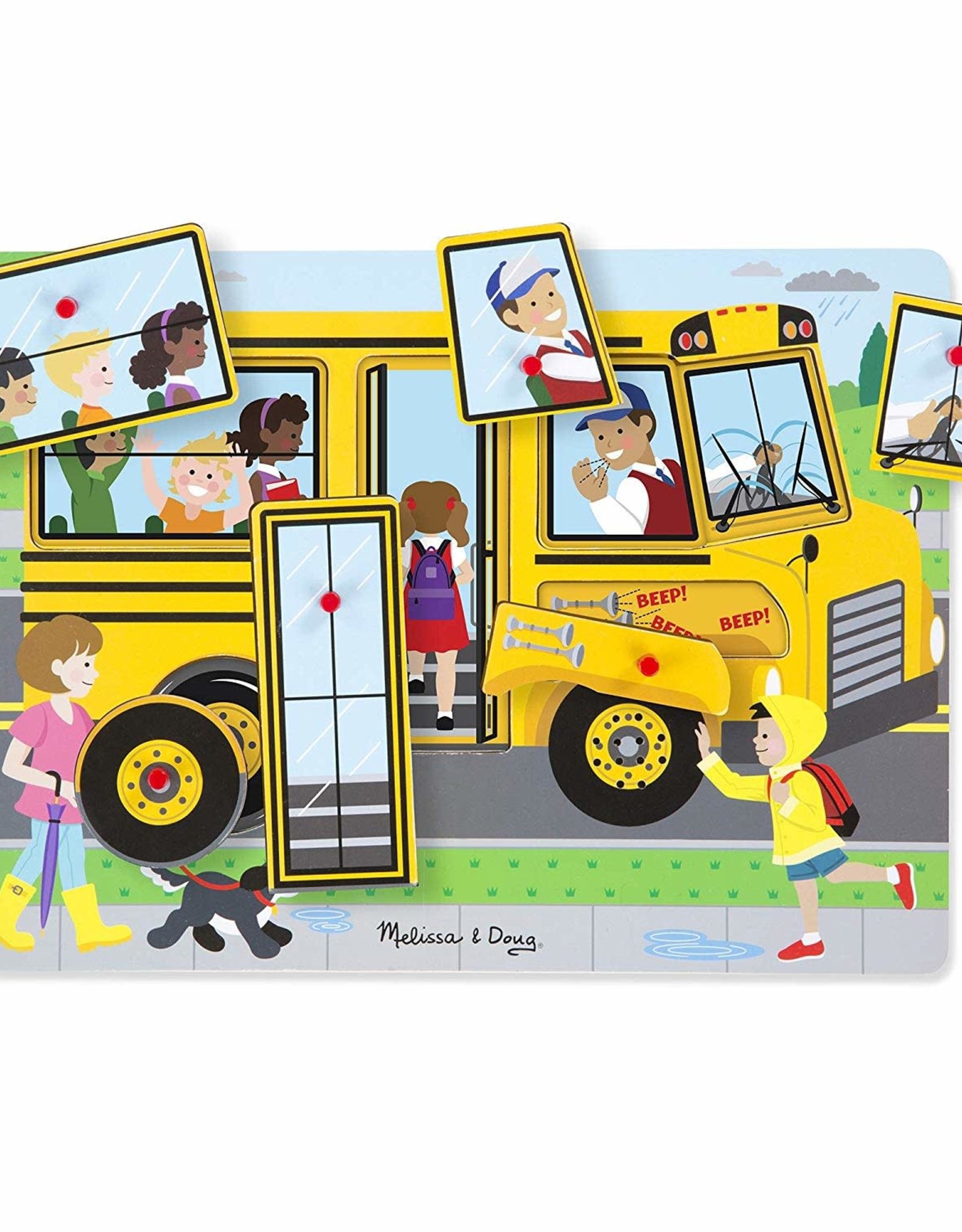 Melissa & Doug The Wheels On the Bus Song Sound Puzzle