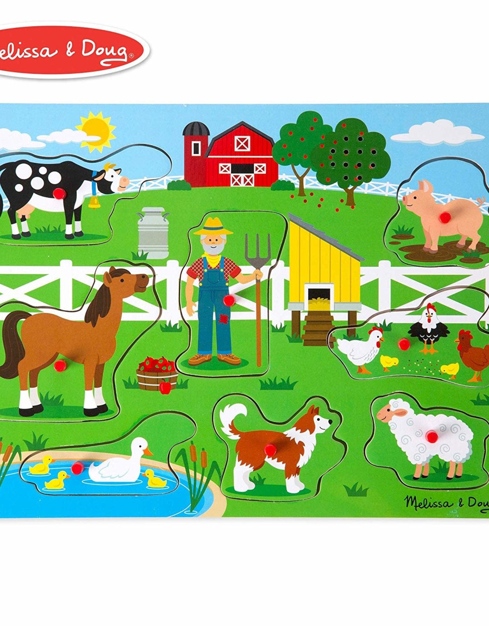 Melissa & Doug Old MacDonald's Farm Song Sound Puzzle