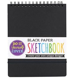 Ooly Black DIY Cover Sketchbook 8 X 10.5