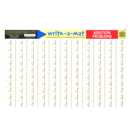 Melissa & Doug Addition Problems Write-A-Mat (Bundle of 6)