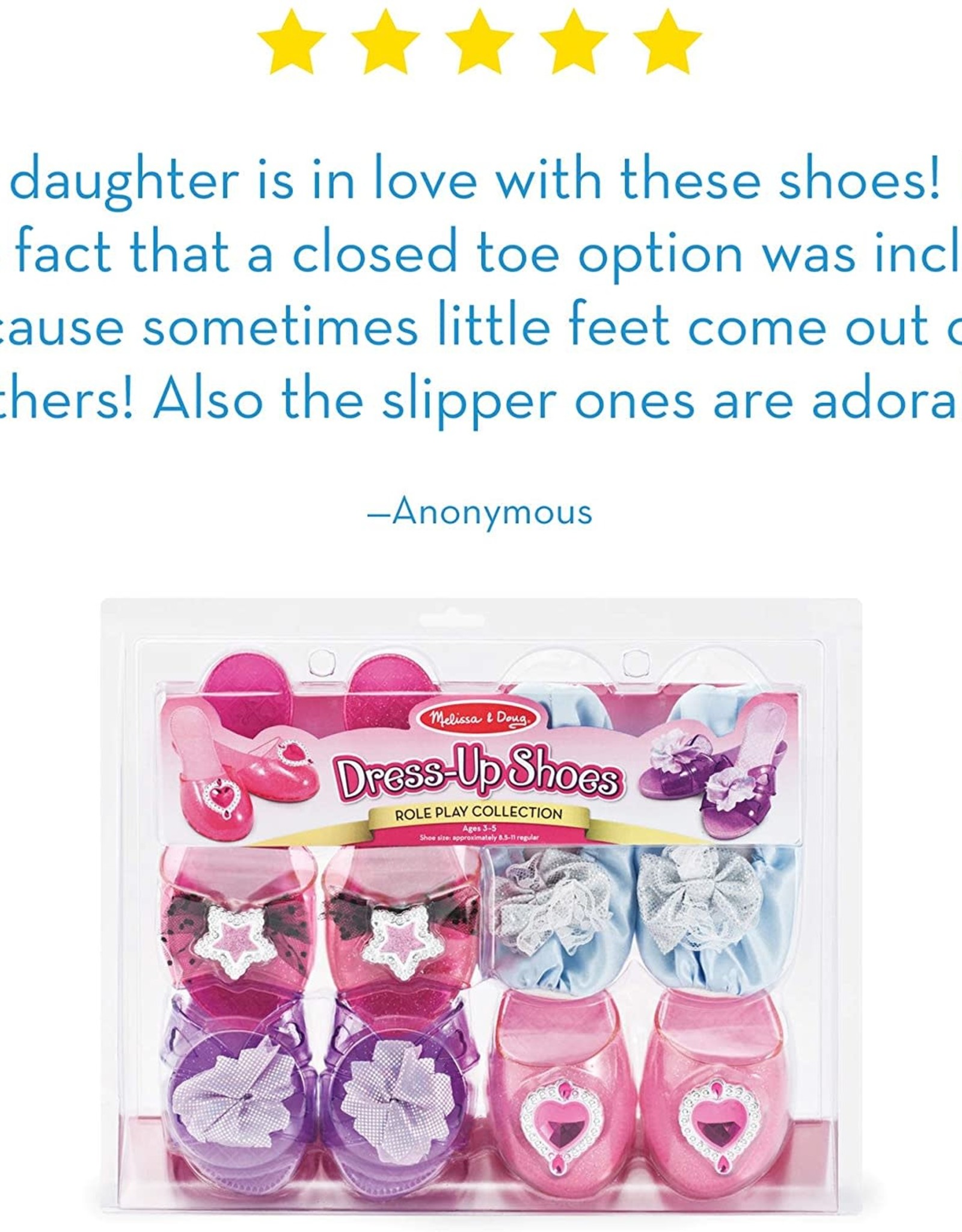 Melissa & Doug Dress-Up Shoes