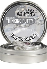 Crazy Aaron's Putty World Liquid Glass Crystal Clear 4" Tin