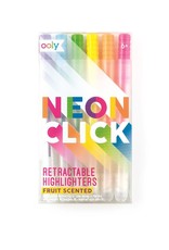 Ooly Neon Click Scented Retractable Highlighters
