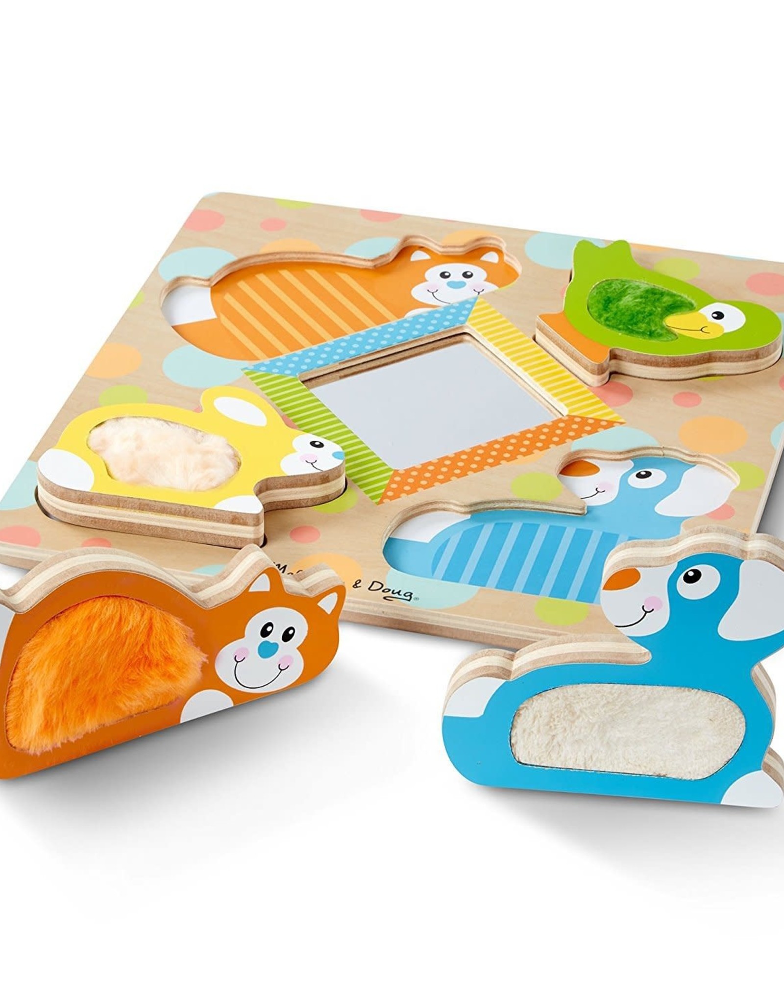 Melissa & Doug Peek-a-Boo Touch & Feel Puzzle
