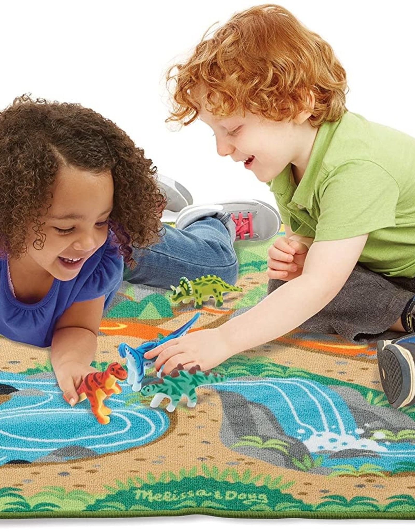 Melissa & Doug Prehistoric Playground Dinosaur Rug