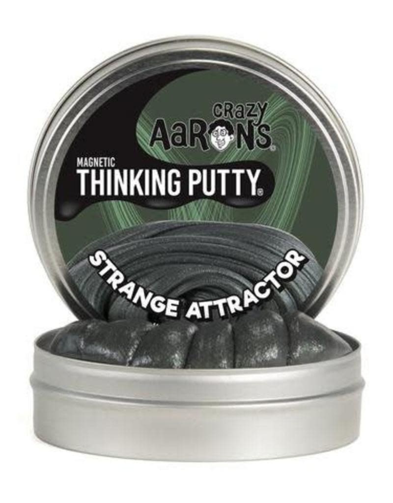 Crazy Aaron's Putty World Strange Attractor Super Magnetic 4" Tin plus Magnet