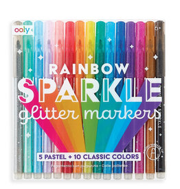 Ooly Rainbow Sparkle Glitter Markers
