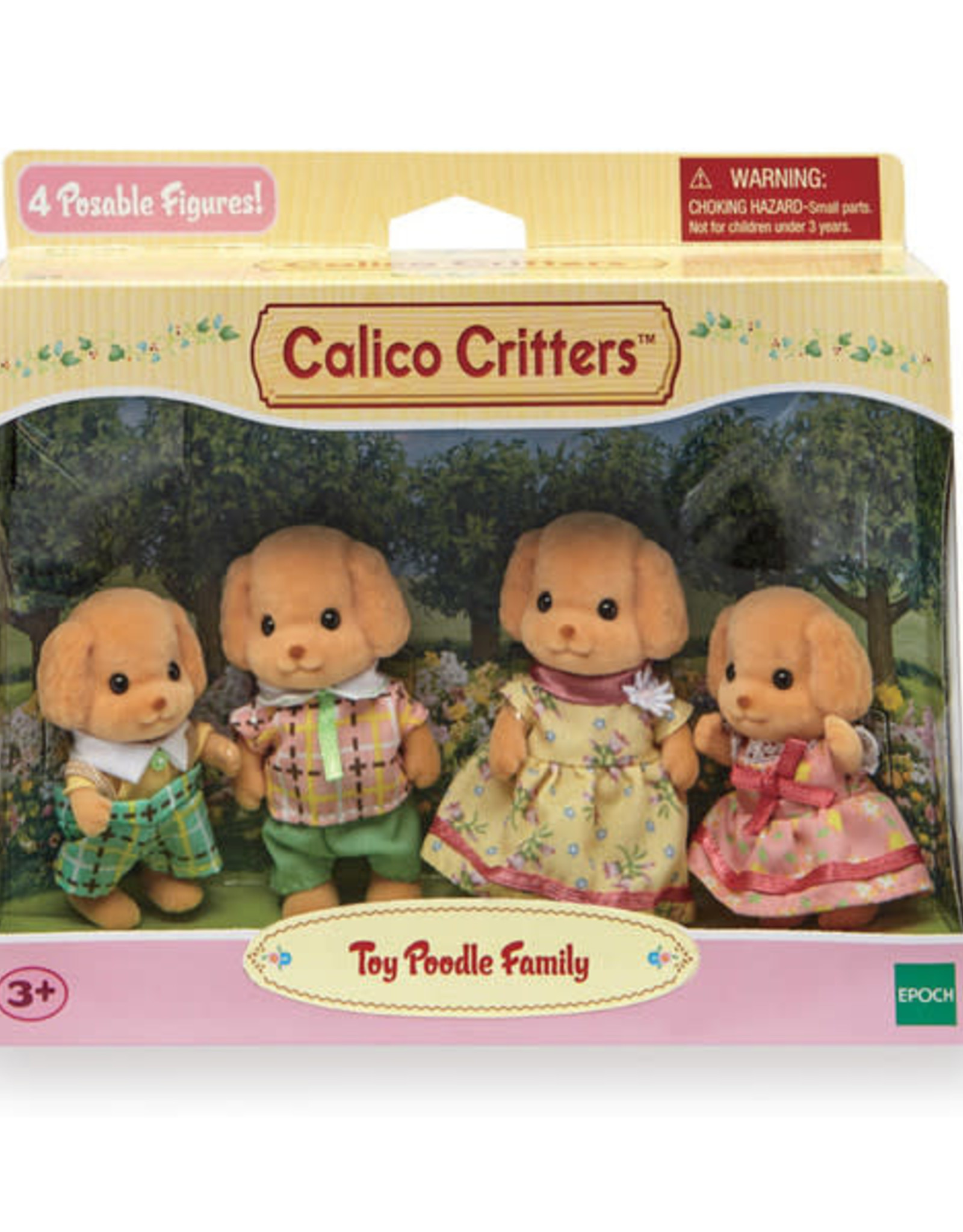 Calico Critters Toy Poodle Family