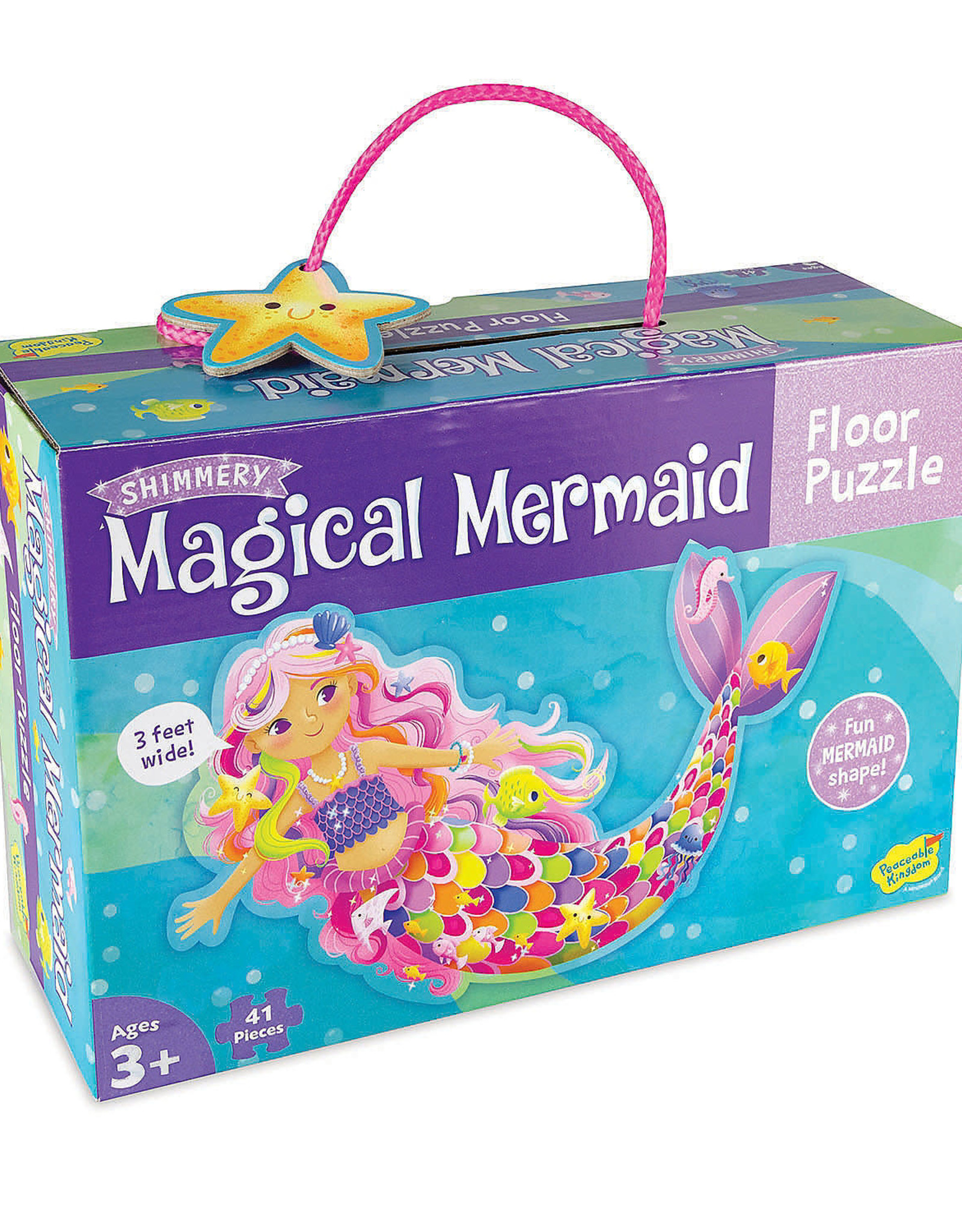 Peaceable Kingdom MERMAID FLOOR PUZZLE