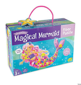 Peaceable Kingdom MERMAID FLOOR PUZZLE