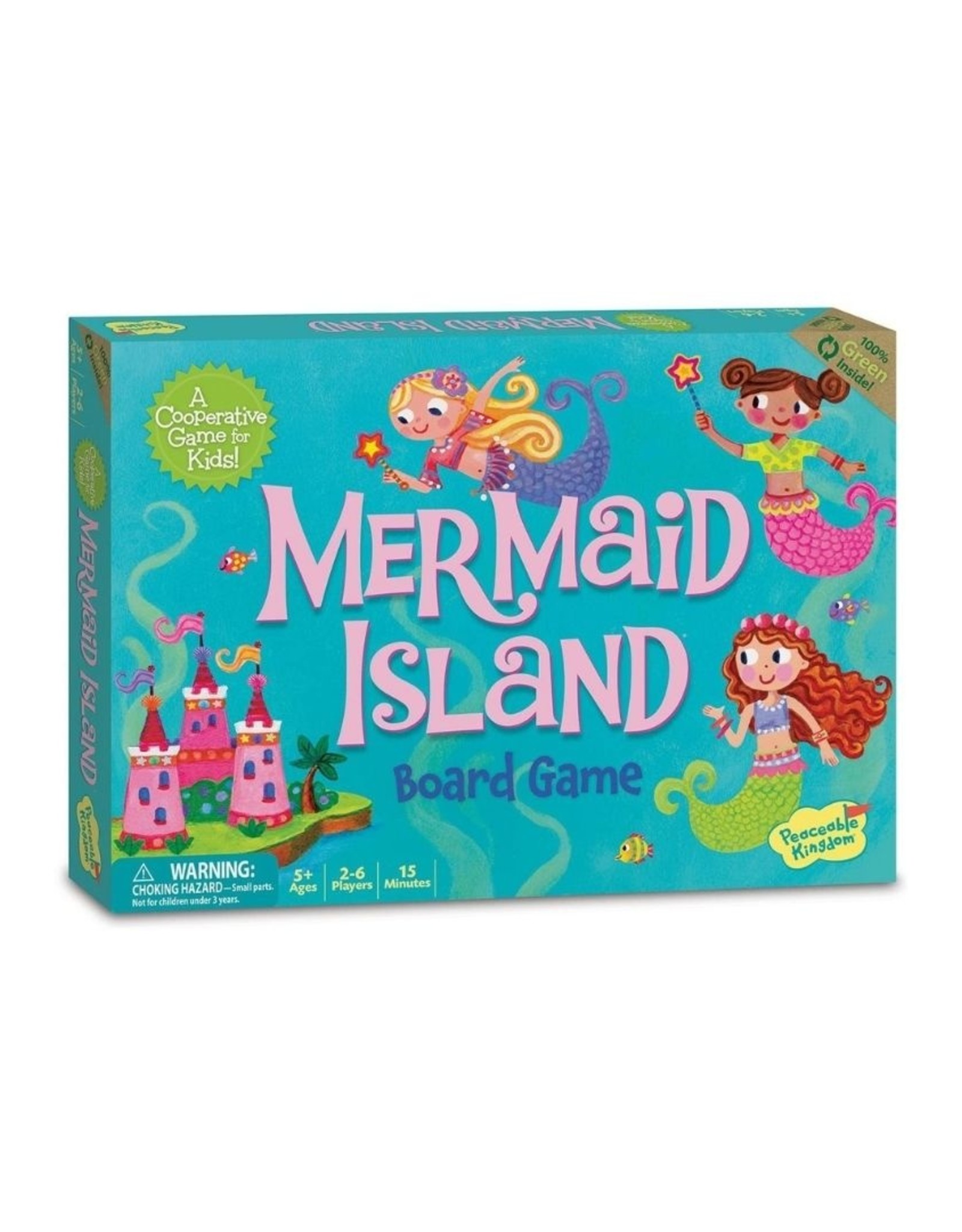 Peaceable Kingdom Mermaid Island Board Game
