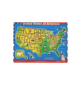 Melissa & Doug U.S.A. Map Sound Puzzle
