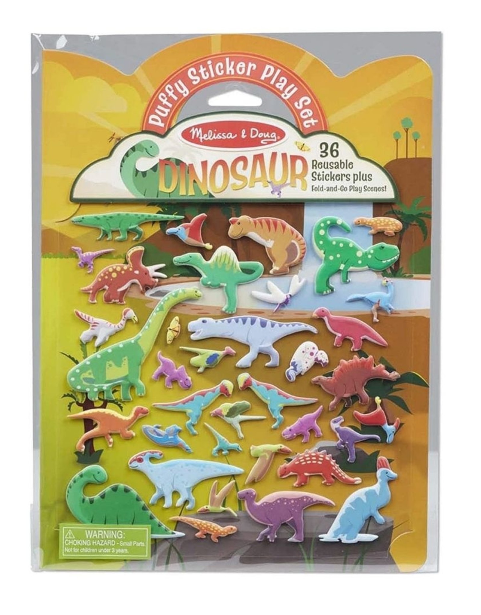 Melissa & Doug Puffy Sticker Pad - Dino