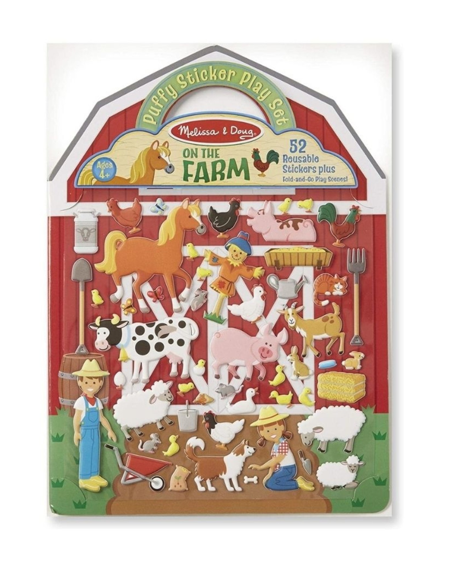 Melissa & Doug Puffy Sticker - Farm