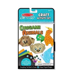 Melissa & Doug On-the-Go Crafts - Origami Activity Set - Animals
