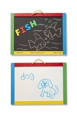 Melissa & Doug Magnetic Chalkboard / Dry-Erase Board