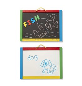 Melissa & Doug Magnetic Chalkboard / Dry-Erase Board