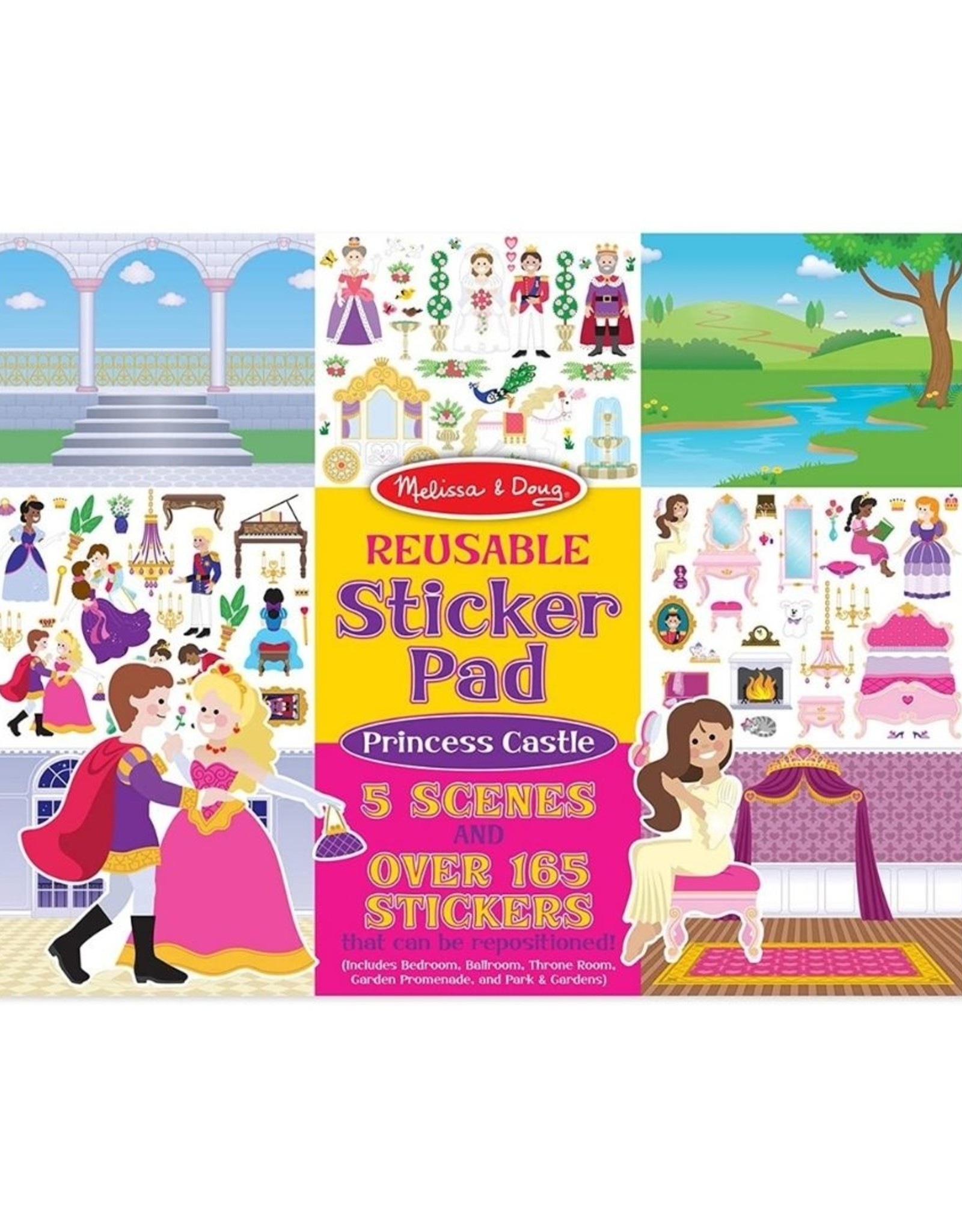Melissa & Doug Reusable Sticker Pad - Princess Castle