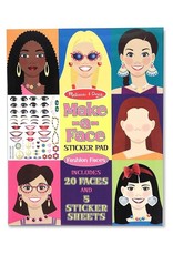 Melissa & Doug Make-a-Face Fashion Faces Sticker Pad