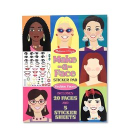Melissa & Doug Make-a-Face Fashion Faces Sticker Pad