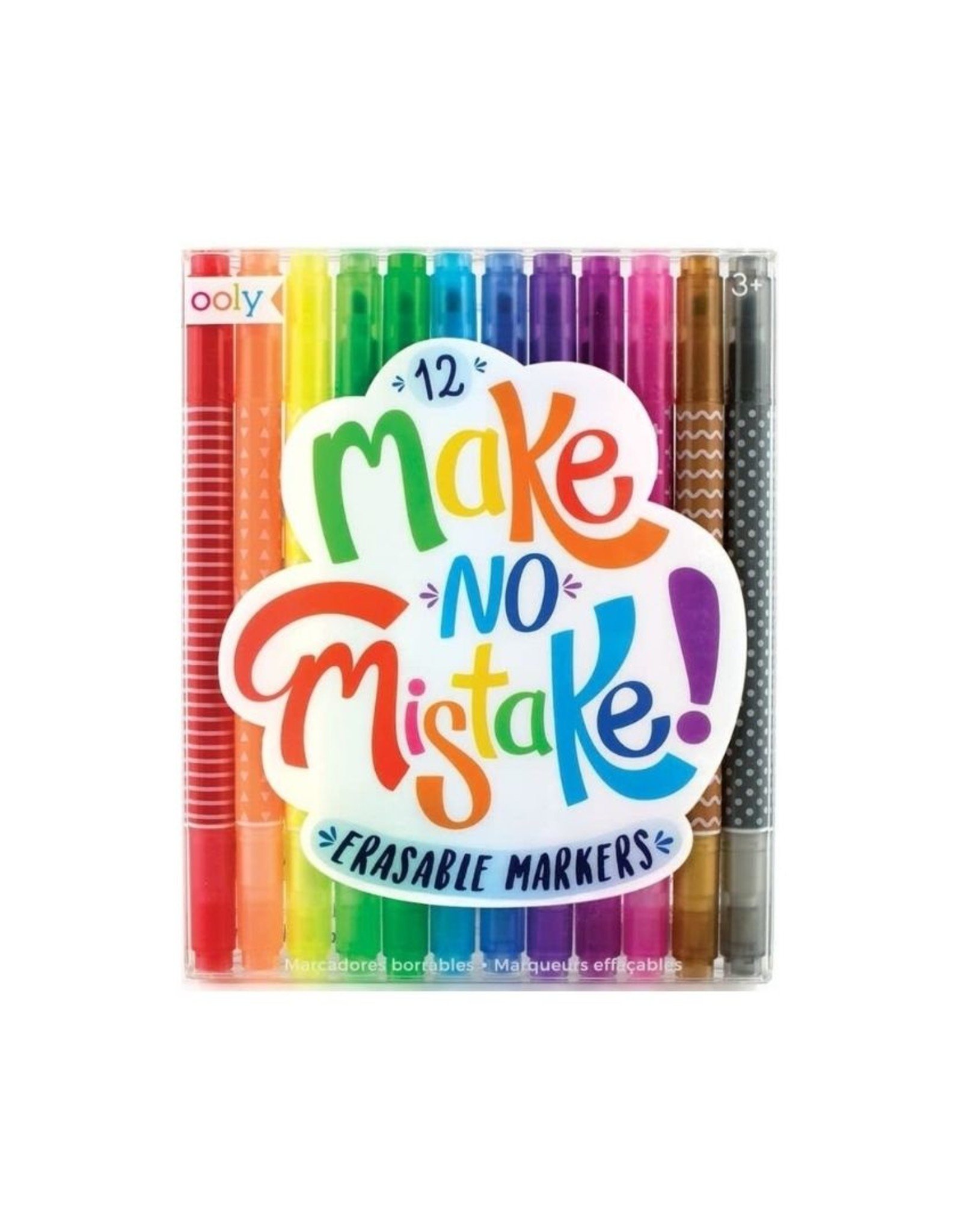 Ooly Make No Mistake Erasable Markers