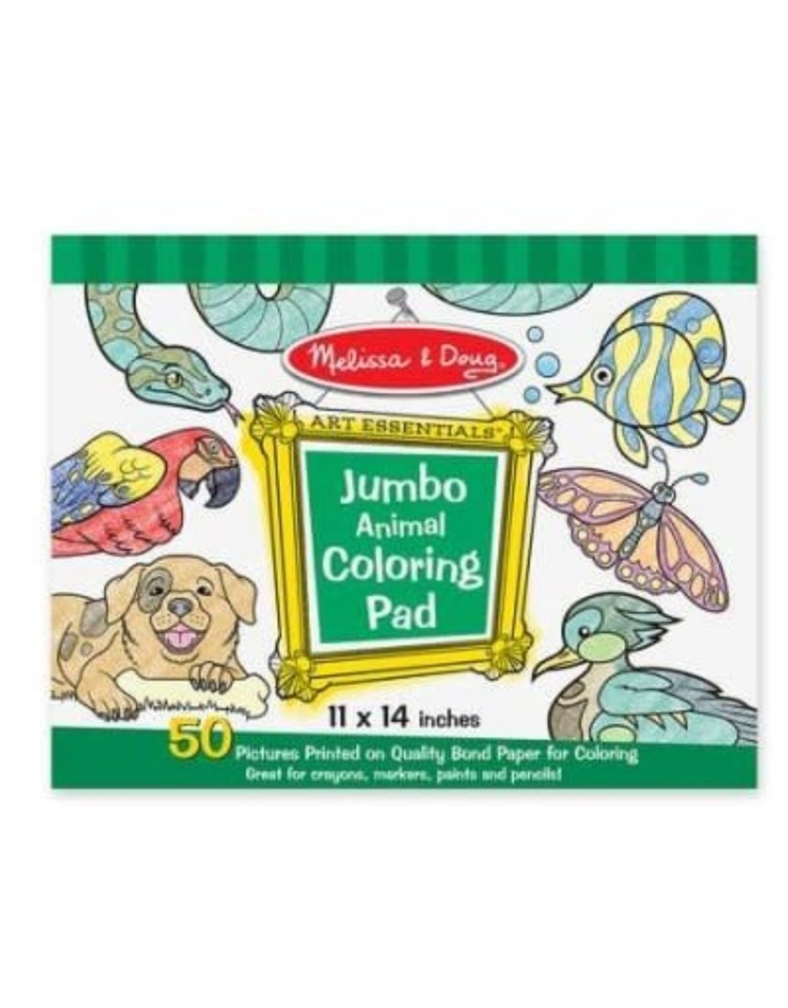 Melissa & Doug Jumbo Animal Coloring Pad