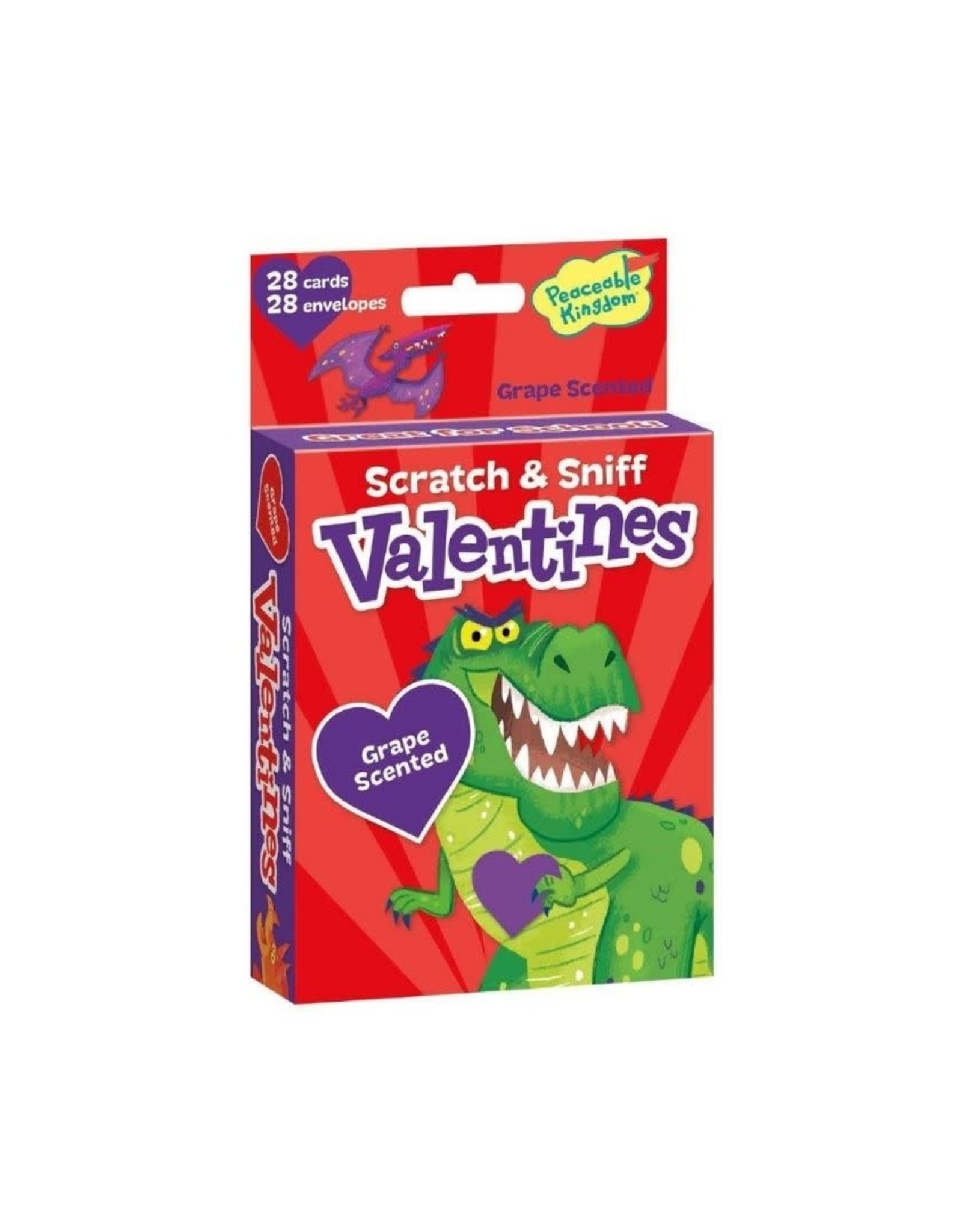 Wacky Dinosaurs Scratch & Sniff Valentine
