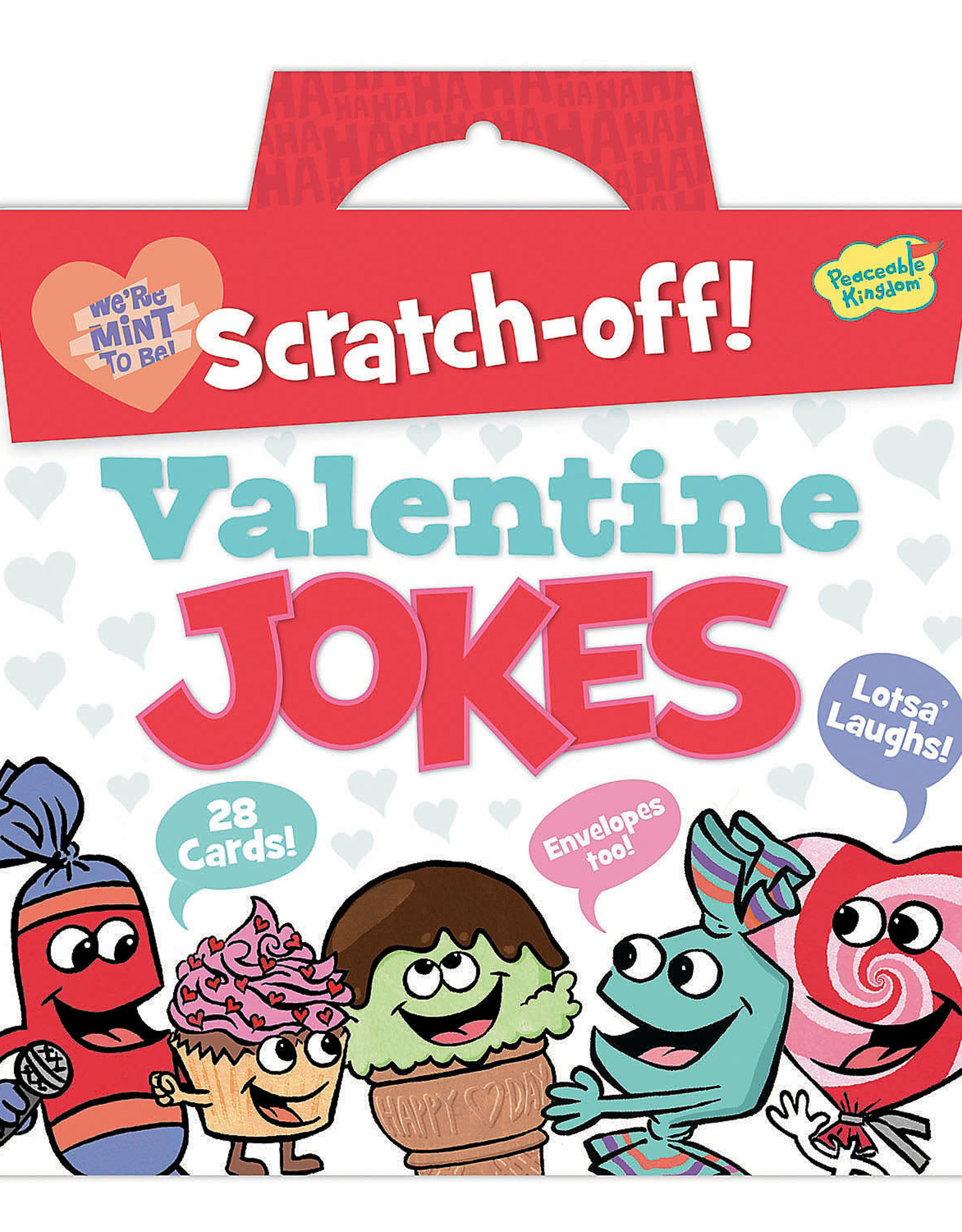 Peaceable Kingdom Scratch-Off Valentine Jokes Super Valentine