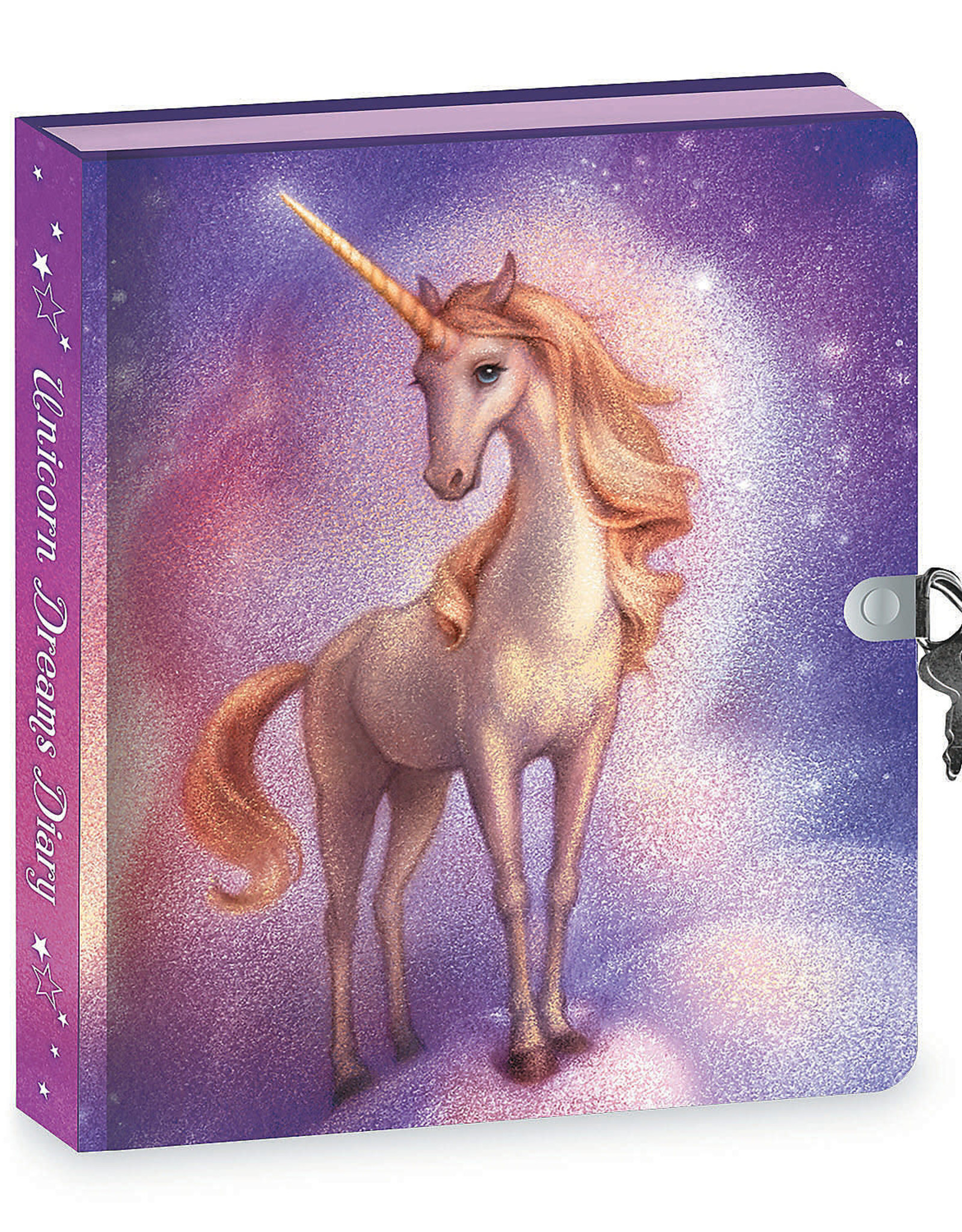 Peaceable Kingdom UNICORN DREAMS LOCK AND KEY DIARY