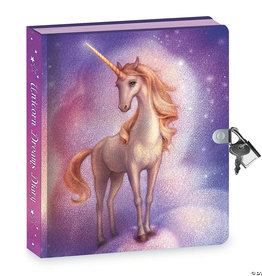 Peaceable Kingdom UNICORN DREAMS LOCK AND KEY DIARY