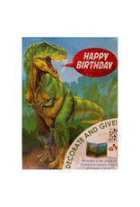 Peaceable Kingdom DINOSAUR FOIL DECORATE YOUR OWN CARD