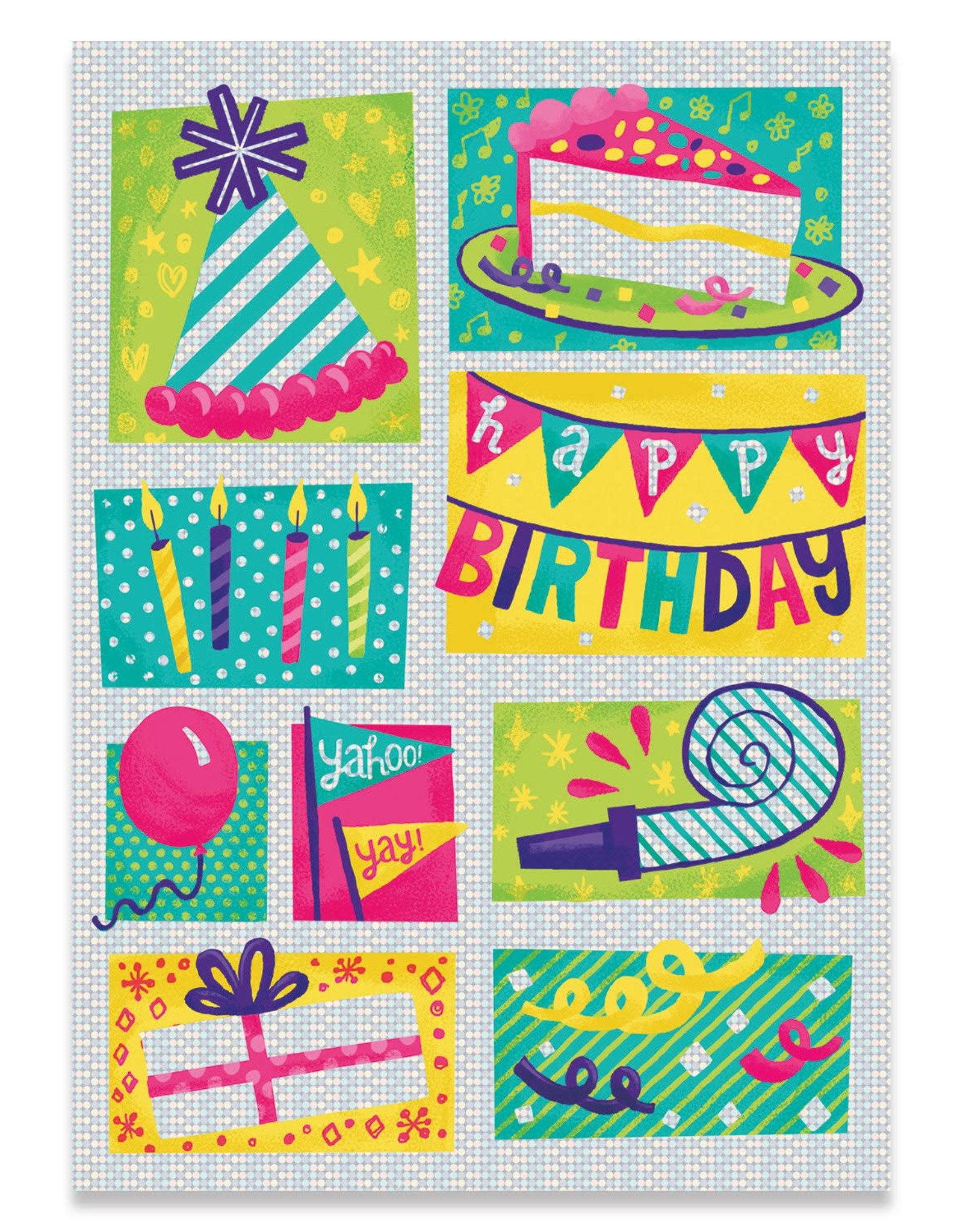 Peaceable Kingdom BIRTHAY ICONS FOIL