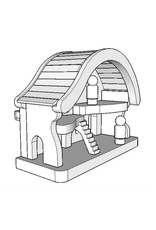 wood doll house
