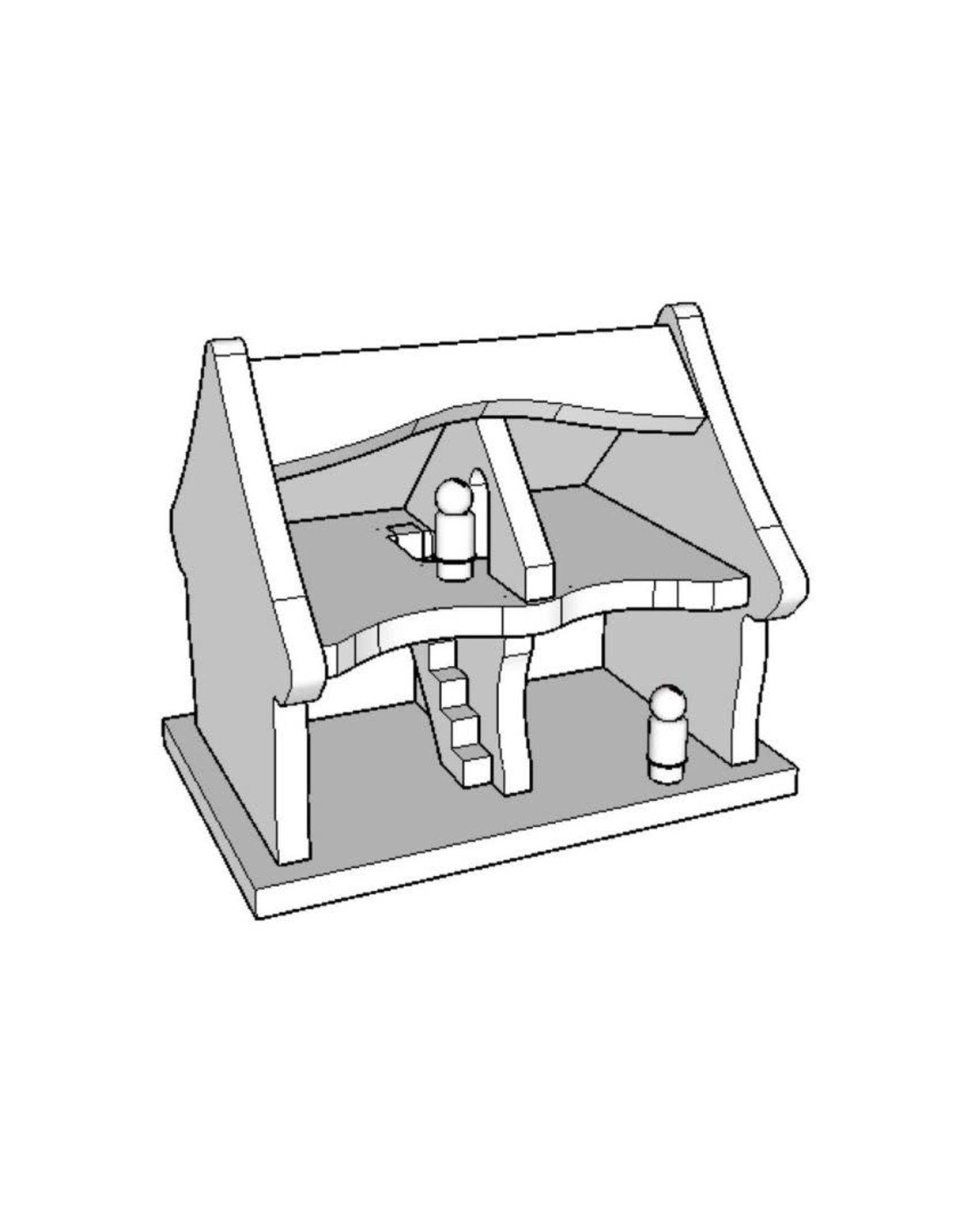 wood doll house
