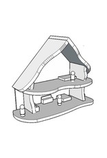 wood doll house