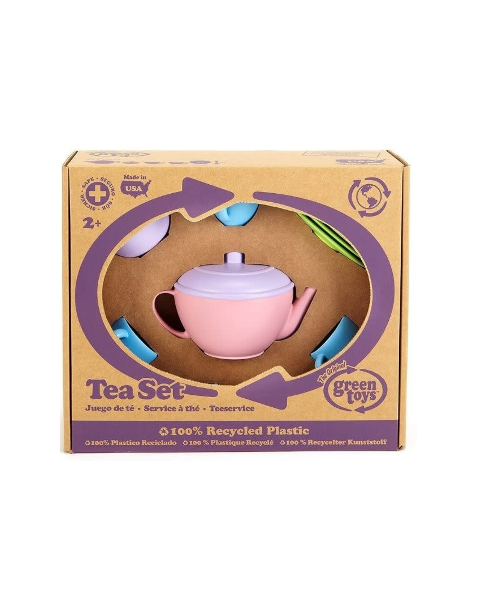 Green Toys Tea Set - Pink
