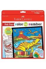 Faber-Castell Color By Number T-Rex Foil Fun