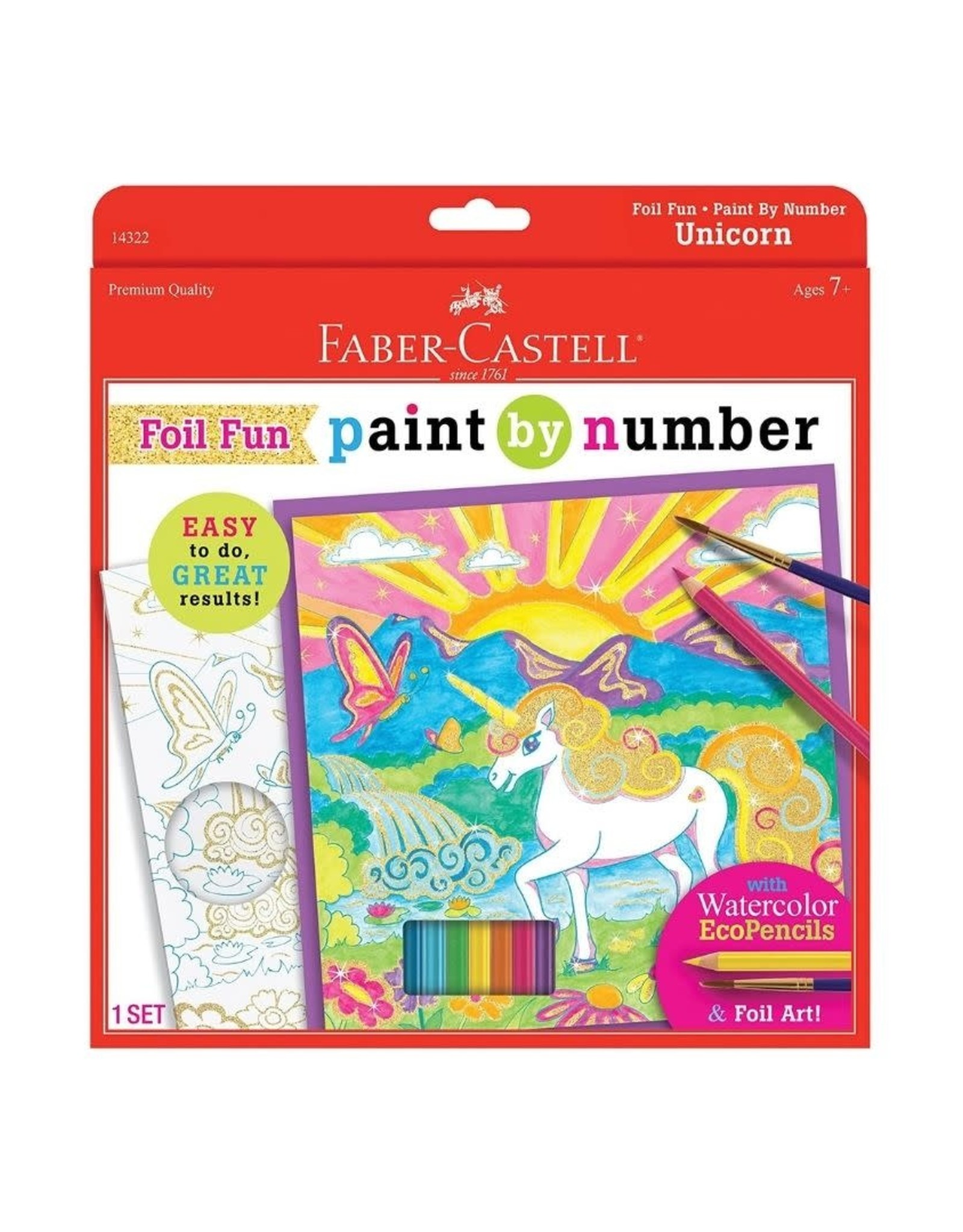 Faber-Castell Paint By Number Unicorn Foil Fun