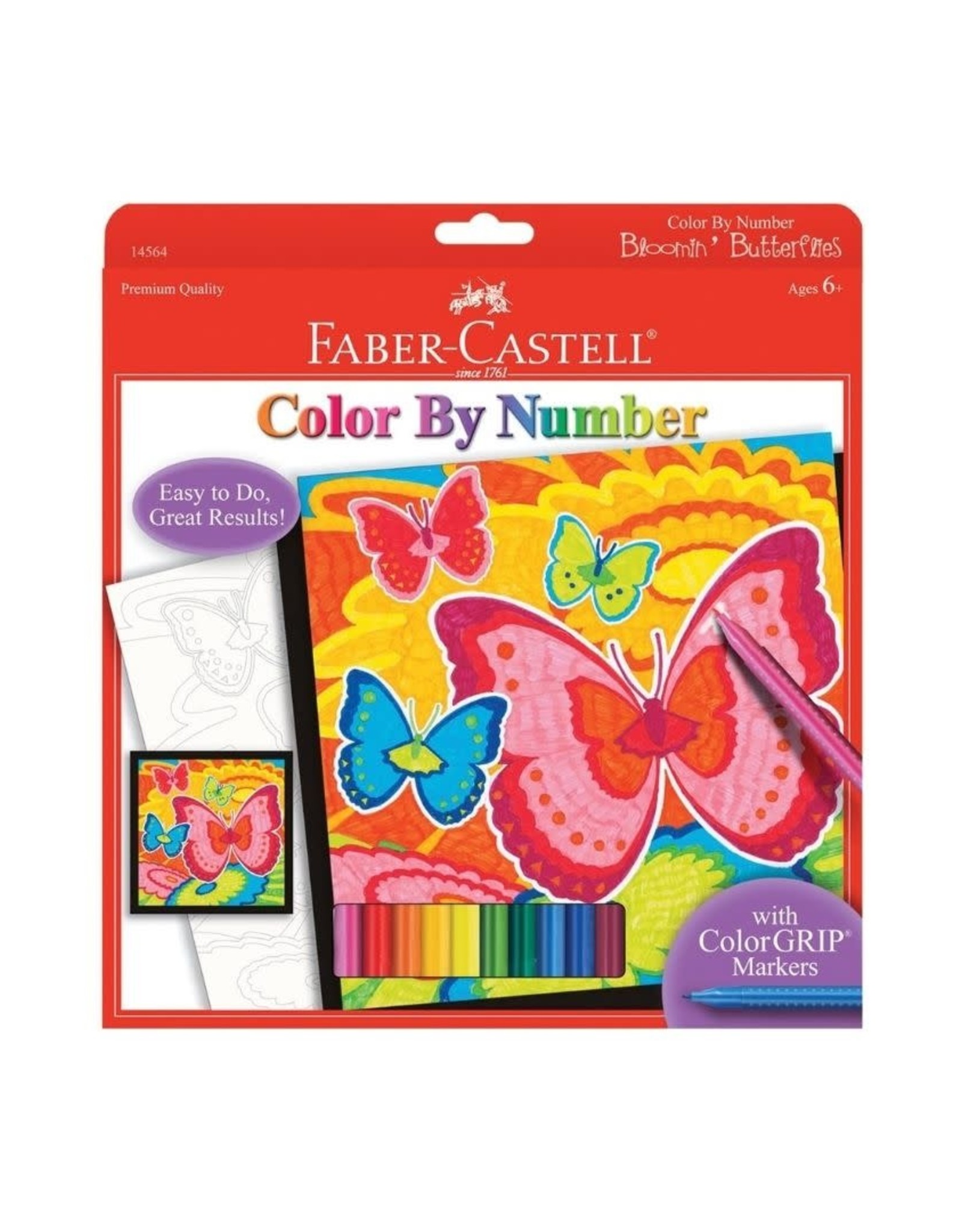 Faber-Castell Color By Number Bloomin' Butterflies