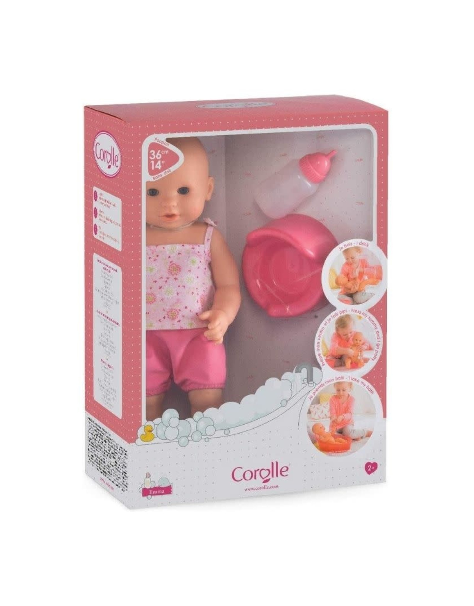 Corolle Emma Drink & Wet Bath Baby Doll